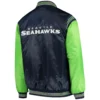 College Seattle Seahawks Prime Time Green Jacket back
