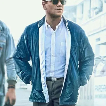 Ford-v-Ferrari-Matt-Damon-Blue-Shelby-American-Jacket