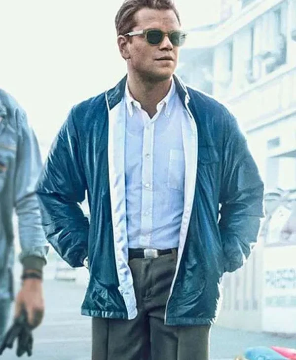 Ford-v-Ferrari-Matt-Damon-Blue-Shelby-American-Jacket