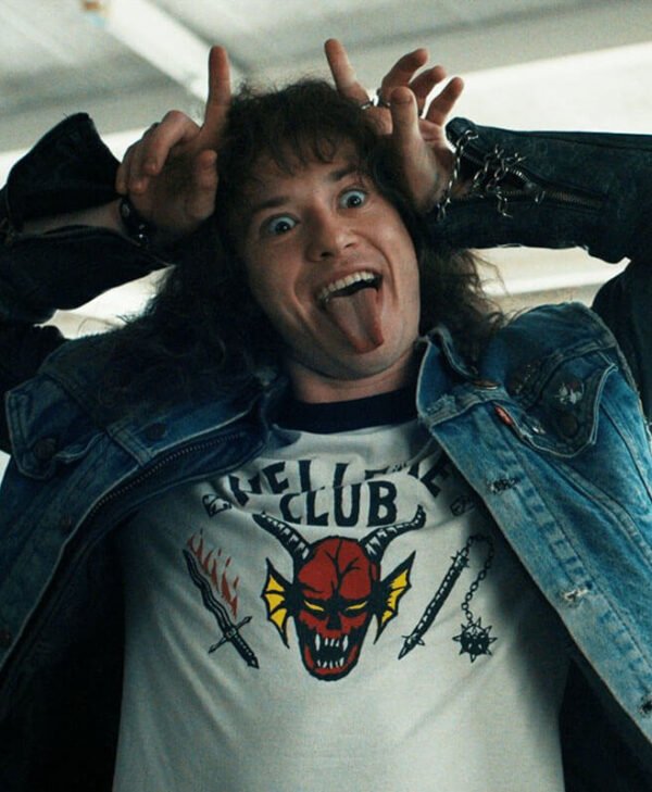 Stranger Things Eddie Munson Denim Vest front