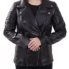 Isabella Women Black Leather Biker Jacket 510x619