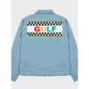 44 x Golf Wang Rally Work Blue Jacket back