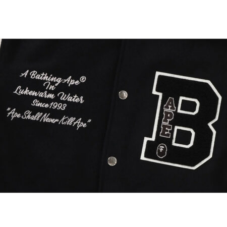 A Bathing Ape Bape Varsity Jacket emb