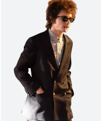 A Complete Unknown Bob Dylan Black Blazer front