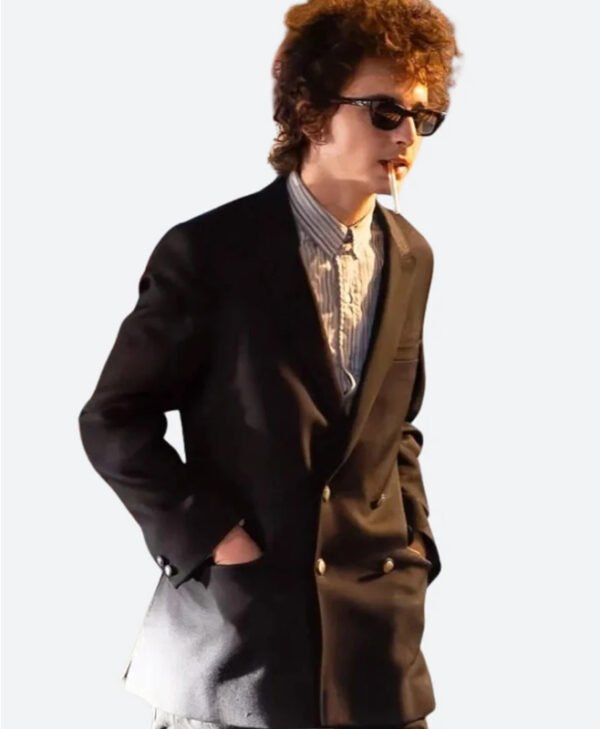 A Complete Unknown Bob Dylan Black Blazer front