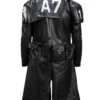 A7 New Vegas NCR Ranger Duster Black Trench Coat Back