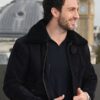 Aaron Taylor Johnson Kraven The Hunter Black Photocall Jacket