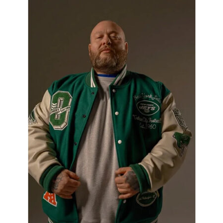Action Bronson New York Jets Ovo Jacket front3
