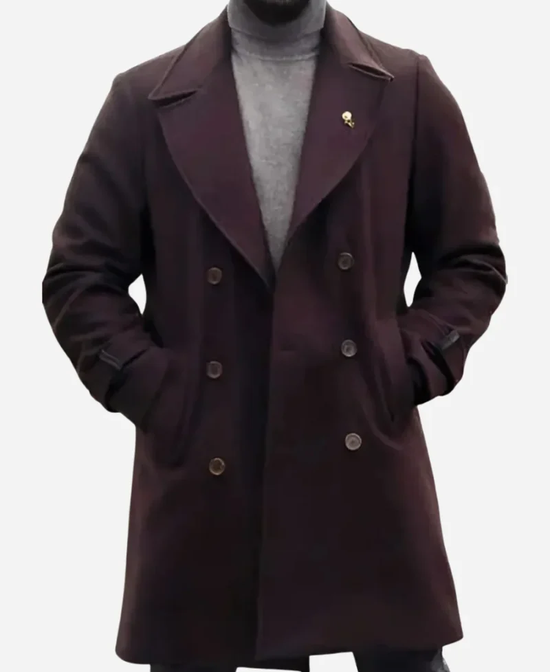 Alex Cross TV Series Cross 2024 Aldis Hodge Double Breasted Brown Coat