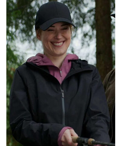 Alexandra Breckenridge Virgin River Black Jacket front