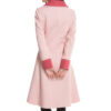 Alison Sudol Fantastic Beasts Pink Coat back
