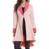 Alison Sudol Fantastic Beasts Pink Coat front