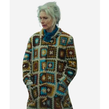 Amelia Bullmore The Jetty Plaid Coat front
