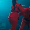 Ana De Armas Movie Ballerina 2025 Eve Costume Red