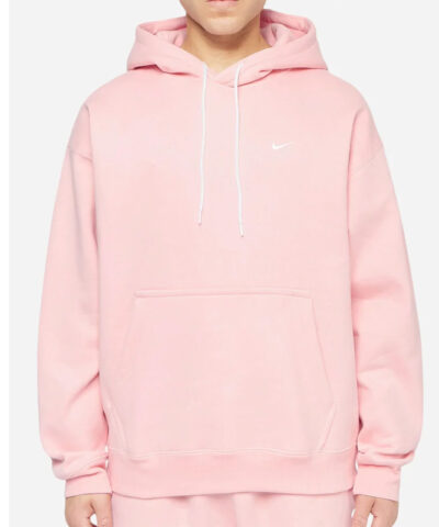 Anthony Davis Pink Pullover Hoodie front1