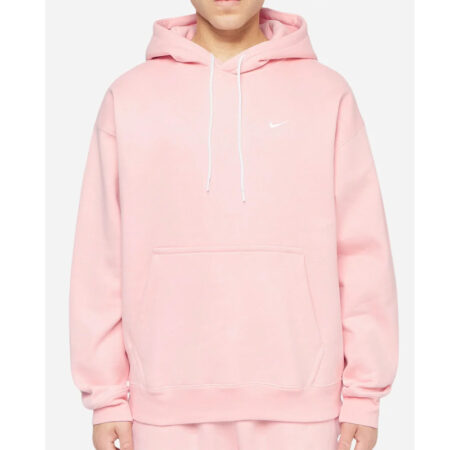Anthony Davis Pink Pullover Hoodie front1