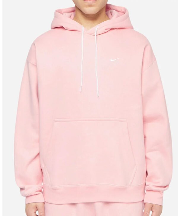 Anthony Davis Pink Pullover Hoodie front1