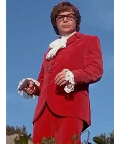 Austin Powers Red Velvet Suit front1