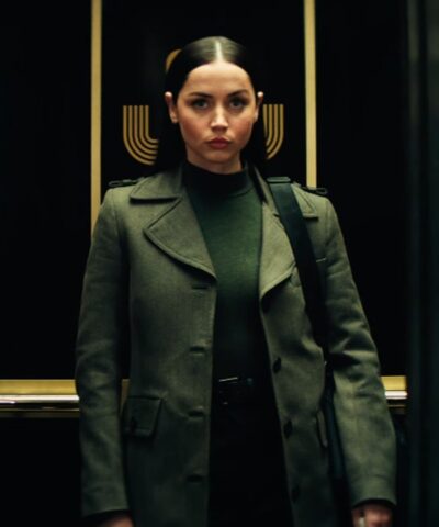 Ballerina 2025 Ana de Armas Trench Coat