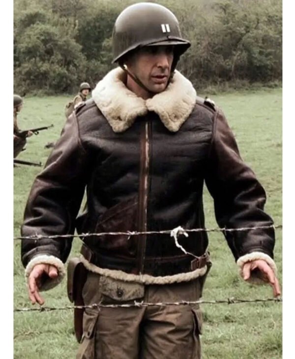 Band of Brothers David Schwimmer Leather Jacket front1