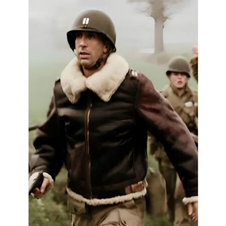 Band of Brothers David Schwimmer Leather Jacket side