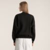 Black Oversized Sweatshirt back