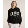 Black Oversized Sweatshirt front1