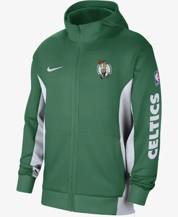 Boston Celtics Dri FIT Showtime Green Hoodie