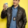 Brooklyn Nine Nine Andy Samberg Black Leather Jacket