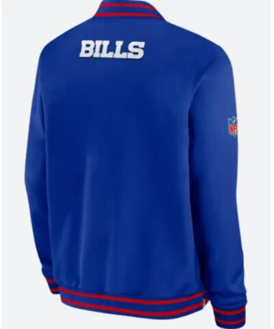 Buffalo Bills Sideline Coach Blue Jacket back