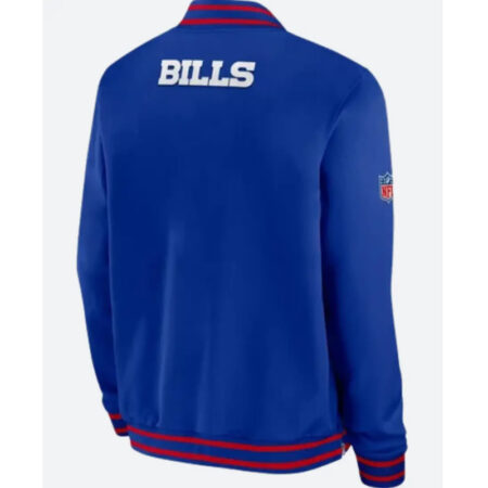 Buffalo Bills Sideline Coach Blue Jacket back