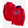 Buffalo Bills Sideline Red Hoodie front1