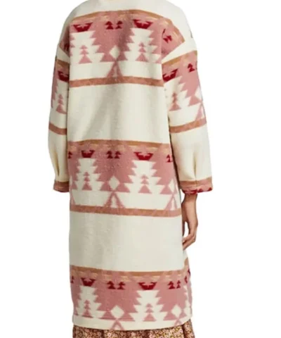 Buy Beth Dutton Yellowstone S05 Pink Coat