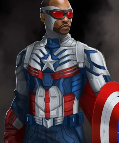 Captain America Brave New World 2025 Costuume Leather Jacket