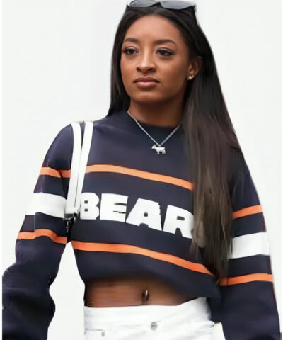 Chicago Bears Simone Biles Blue Sweatshirt front