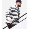 Chiefs vs Broncos Travis Kelce Patterned Jacket side