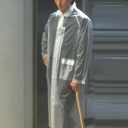 Christian Bale American Psycho Raincoat Costume Coat