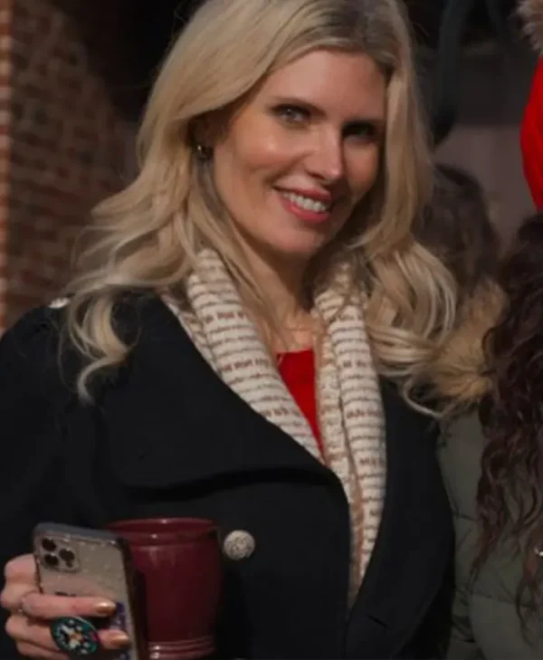 Christmas Couples Retreat Karina Black Trench Coat