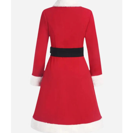 Christmas Double Breasted Coat back