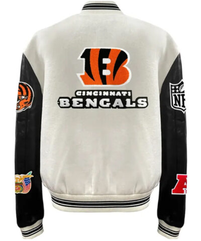 Cincinnati Bengals Varsity Jacket back