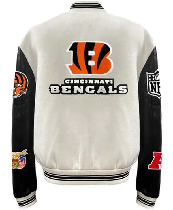 Cincinnati Bengals Varsity Jacket back