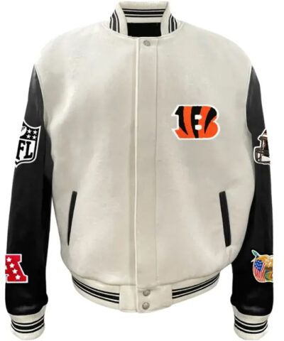 Cincinnati Bengals Varsity Jacket front