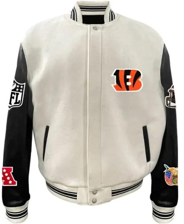 Cincinnati Bengals Varsity Jacket front