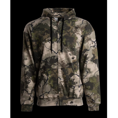 Classic Camo Full Zip Hoodie front