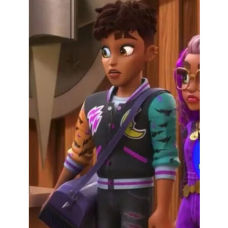 Clawd Wolf Monster High Varsity Bomber Jacket front1