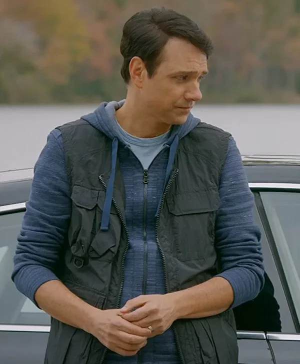 Cobra Kai S03 Ralph Macchio Black Vest