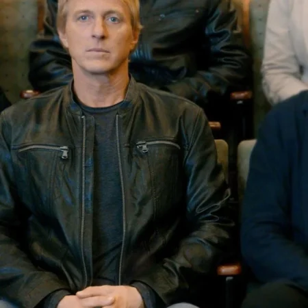 Cobra Kai S03 William Zabka Leather Jacket