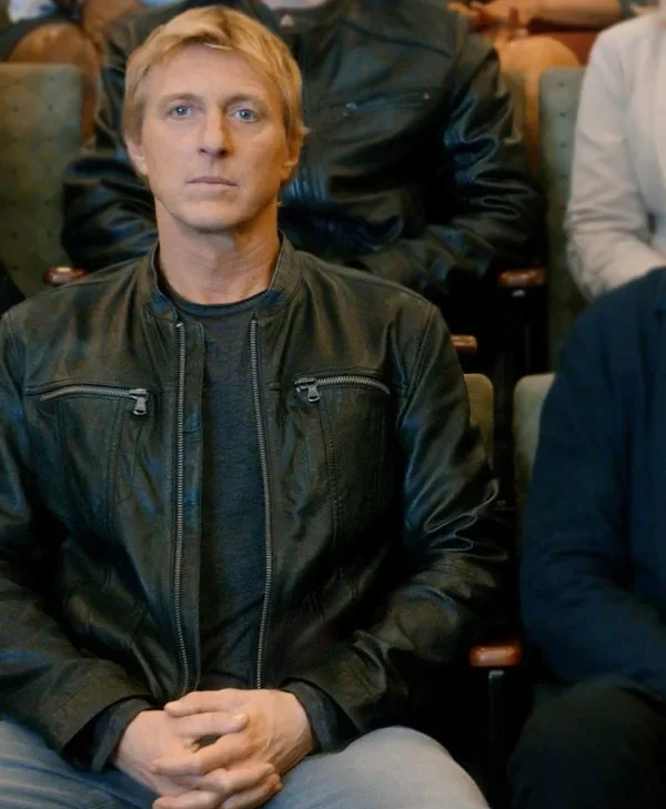 Cobra Kai S03 William Zabka Leather Jacket
