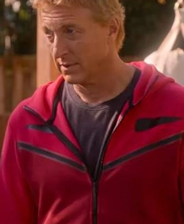 Cobra Kai S05 Johnny Lawrence Red Hoodie 1