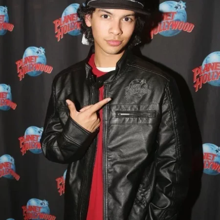 Cobra Kai Xolo Mariduena Planet Hollywood Leather Jacket 2